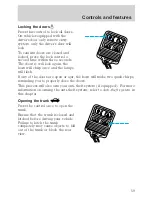 Предварительный просмотр 60 страницы Ford Escort 2001 Owner'S Manual