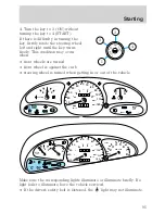 Предварительный просмотр 96 страницы Ford Escort 2001 Owner'S Manual