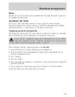 Предварительный просмотр 126 страницы Ford Escort 2001 Owner'S Manual