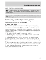 Предварительный просмотр 130 страницы Ford Escort 2001 Owner'S Manual