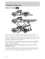 Предварительный просмотр 135 страницы Ford Escort 2001 Owner'S Manual