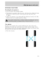 Предварительный просмотр 164 страницы Ford Escort 2001 Owner'S Manual