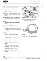 Предварительный просмотр 95 страницы Ford Escort RS Workshop Manual