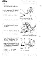 Preview for 168 page of Ford Escort RS Workshop Manual