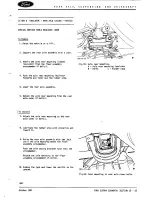 Preview for 320 page of Ford Escort RS Workshop Manual