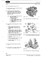 Предварительный просмотр 605 страницы Ford Escort RS Workshop Manual