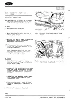 Preview for 799 page of Ford Escort RS Workshop Manual