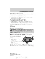 Предварительный просмотр 167 страницы Ford Explorer 2011 Owner'S Manual