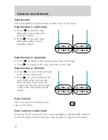 Предварительный просмотр 42 страницы Ford F-650 2001 Owner'S Manual