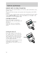 Предварительный просмотр 78 страницы Ford F-650 2001 Owner'S Manual