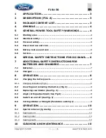 Предварительный просмотр 2 страницы Ford F181-30 Instruction Manual