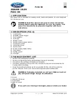 Preview for 4 page of Ford F181-30 Instruction Manual