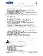 Предварительный просмотр 8 страницы Ford F181-30 Instruction Manual