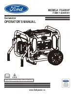 Preview for 1 page of Ford F2E300R991 Operator'S Manual