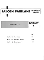 Предварительный просмотр 94 страницы Ford FAIRLANE ZF Series Repair Manual