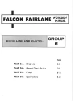 Предварительный просмотр 124 страницы Ford FAIRLANE ZF Series Repair Manual