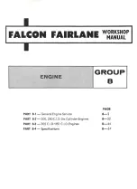 Предварительный просмотр 312 страницы Ford FAIRLANE ZF Series Repair Manual