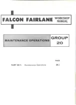 Предварительный просмотр 708 страницы Ford FAIRLANE ZF Series Repair Manual