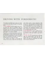 Preview for 28 page of Ford Falcon 1961 Owner'S Manual