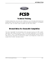 Preview for 7 page of Ford FCSD Technical Training Manual