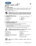 Preview for 3 page of Ford FE1-19 Instruction Manual