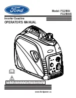 Ford FG2500i Operator'S Manual preview