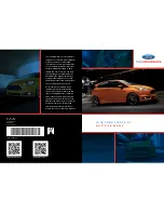 Предварительный просмотр 1 страницы Ford FIESTA ST 2018 Supplement Manual