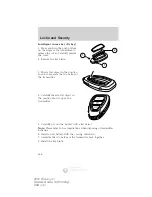 Предварительный просмотр 166 страницы Ford Focus 2012 Owner'S Manual