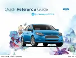 Предварительный просмотр 2 страницы Ford FOCUS 2017 Quick Reference Manual