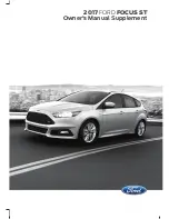 Предварительный просмотр 2 страницы Ford Focus ST 2017 Owner'S Manual Supplement