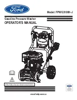 Ford FPWG3100H-J Operator'S Manual предпросмотр