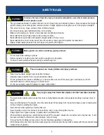 Preview for 5 page of Ford FPWG3100H-J Operator'S Manual