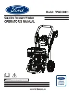 Ford FPWG3400H Operator'S Manual preview