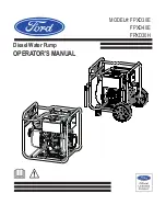 Ford FPXD30E Operator'S Manual preview