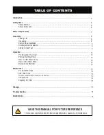 Preview for 2 page of Ford FPXD30E Operator'S Manual