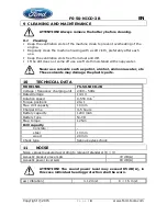 Предварительный просмотр 10 страницы Ford FS-50-NICD-2B Instruction Manual