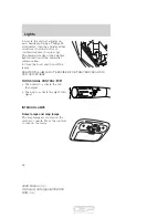 Предварительный просмотр 58 страницы Ford Fusion 2008 Owner'S Manual