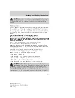 Предварительный просмотр 135 страницы Ford FUSION 2009 Owner'S Manual