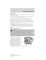 Предварительный просмотр 35 страницы Ford Fusion 2011 Owner'S Manual