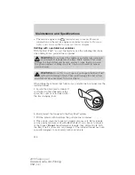 Предварительный просмотр 314 страницы Ford Fusion 2011 Owner'S Manual