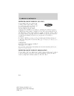 Предварительный просмотр 266 страницы Ford Fusion Hybrid 2010 Owner'S Manual