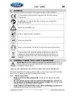 Preview for 4 page of Ford FX1-1072 Instruction Manual