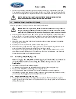 Preview for 9 page of Ford FX1-1072 Instruction Manual