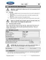 Preview for 10 page of Ford FX1-1072 Instruction Manual