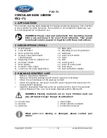 Preview for 6 page of Ford FX1-71 Instruction Manual