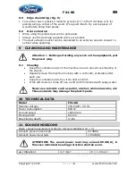 Предварительный просмотр 12 страницы Ford FX1-80 Instruction Manual