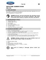 Предварительный просмотр 5 страницы Ford FX1-94 Instruction Manual