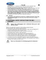 Предварительный просмотр 8 страницы Ford FX1-95 Instruction Manual