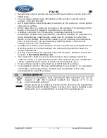 Предварительный просмотр 12 страницы Ford FX1-95 Instruction Manual