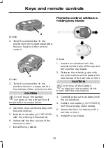 Предварительный просмотр 37 страницы Ford Galaxy 2007 Owner'S Handbook Manual